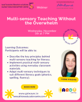 LC25-127A Multi Sensory Teaching without the Overwhelm