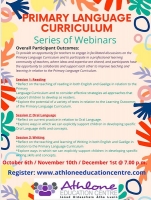 LC20-149A Primary Language Curriculum Support Series of 3 Webinars 