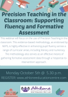 LC20-152A Precision Teaching in the Classroom: Supporting Fluency & Formative Assessment 