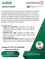 LC26-08SP Autism and ADHD (AUDHD) Session 1