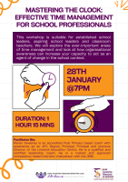 LC26-15SP Mastering the Clock: Effective Time Management for School Professionals