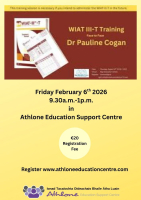 LC26-01SP WIAT-III UK-T Face to Face Training with Dr Pauline Cogan